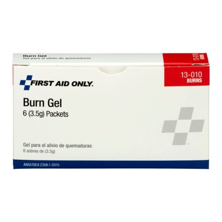 Acme United First Aid Only Burn Gel Packets, 6/Box, 60PK 13-010